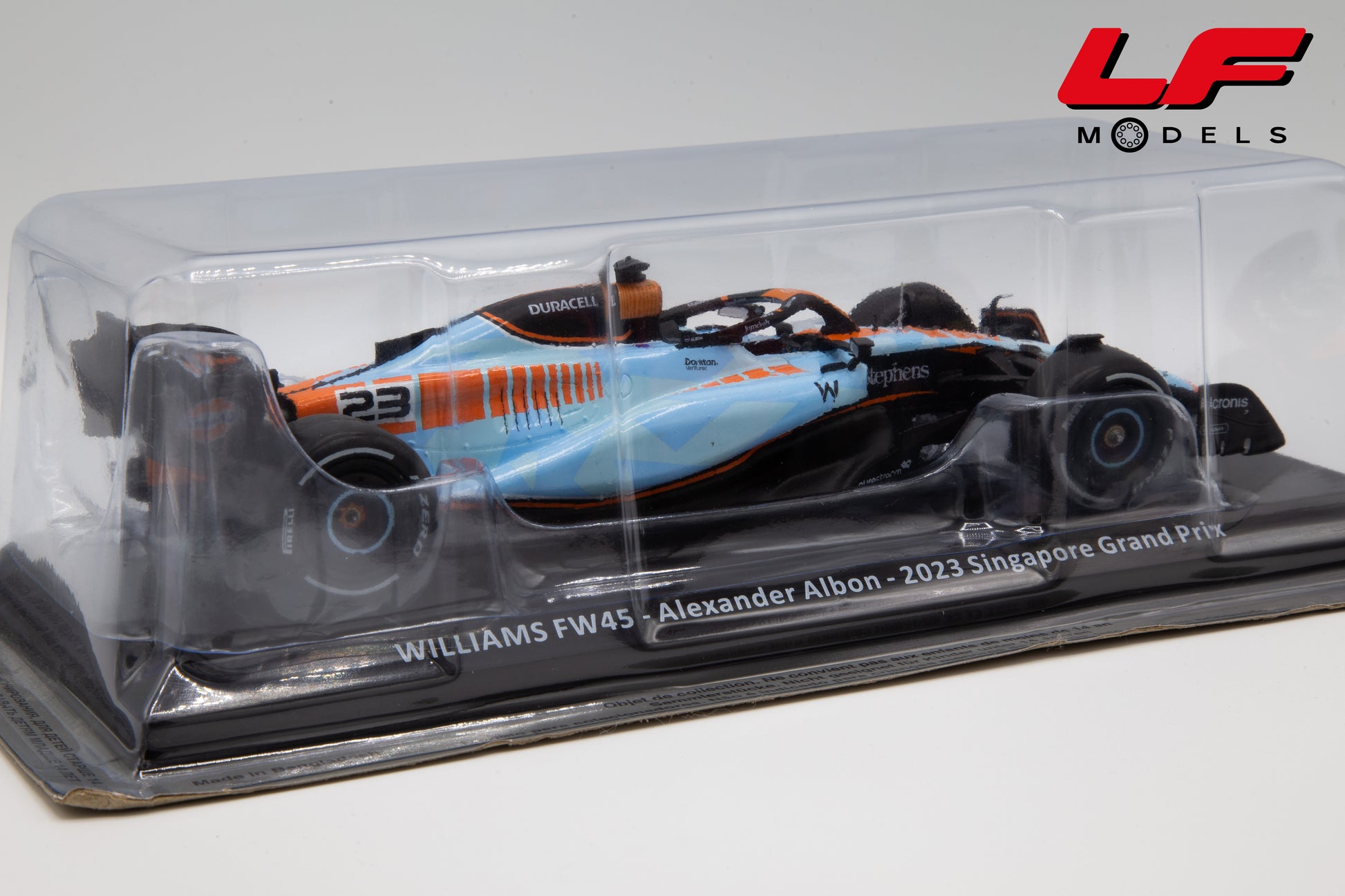 modellino williams fw45 centauria 1:24 posteriore